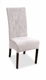 Set 8x Chesterfield Designer Massivholz Stuhl Esszimmerstuhl Designer