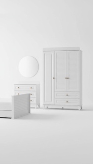 Set Kleiderschrank + Kommode praktische und stilvolle Möbel für jedes Zimmer