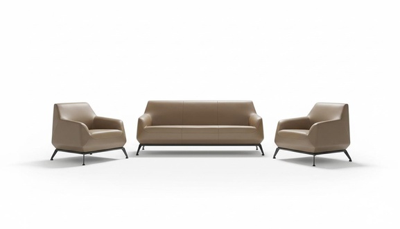 Set Ledersofa Couch Wohnlandschaft 311 Sitzer Garnitur Design Modern Sofa Neu
