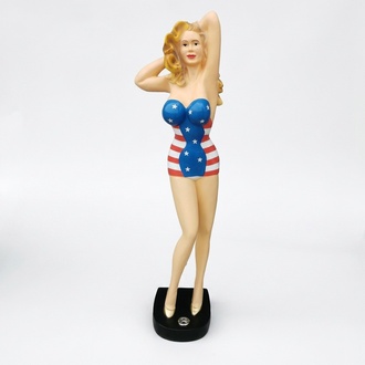 Sexy Figur Dekoration Bordell Statue Tänzerin Skulptur Statuen Plastik