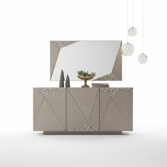 Sideboard Holz Kommoden Wohnzimmer Schrank Schränke Italien Anrichte