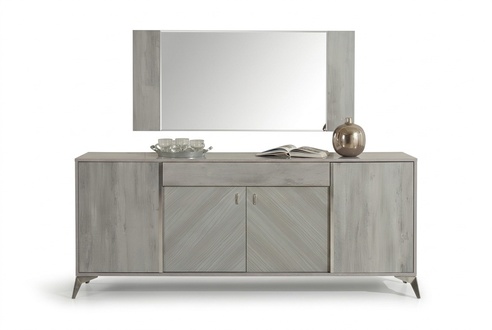 Sideboard Kommode Holz Modern Kommoden Design Schrank Grau Schlafzimmer Möbel