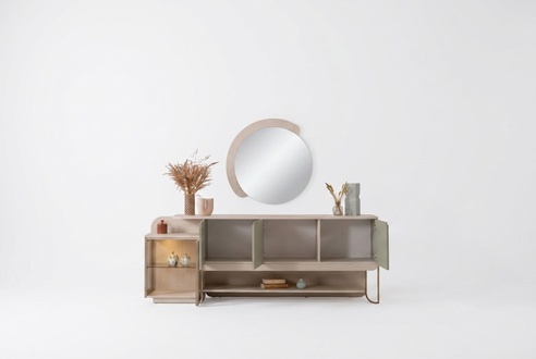 Sideboard mit Spiegel Eine praktische Lösung für Ihren Raum.