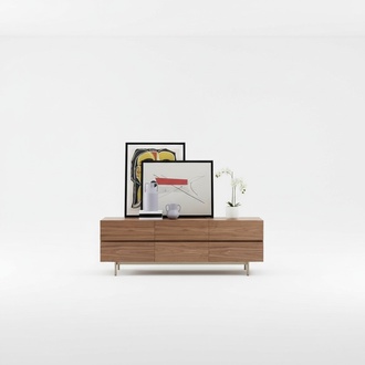 Sideboard Vitrine Schrank RTV Kommode XXL Luxus Kommoden Lowboard