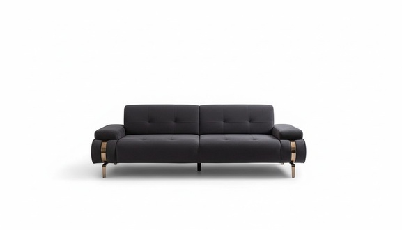 Sideboard Wandschrank Bücherregal Sofa 3 Sitzer Couchtisch Wohnwand Grau