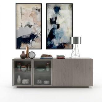 Sideboard wohnzimmer Luxus Stil Modern braun neu wunderschön