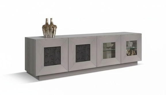 Sideboard wohnzimmer Luxus Stil Modern grau neu wunderschön