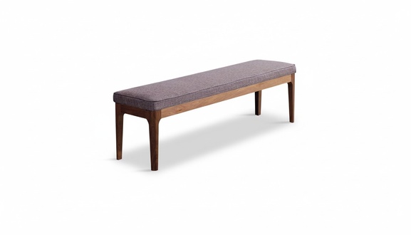 Sitz Polster Bank Polster Sitz Hocker Bank Textil Stoff Holz Stil Designer Neu