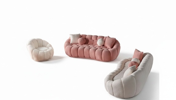Sitzgarnitur Wohnlandschaft Sofas Sofa-Set Wohnzimmergarnitur Polstergarnitur