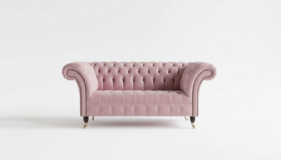 Sofa 2 Sitzer Polstersofas Klassische Sofa Chesterfield Couch der Premium