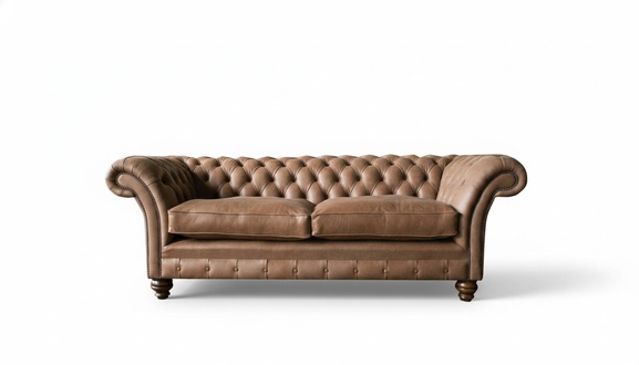 Sofa 3 Sitzer Couch design Chesterfield Sitz Garnitur Leder Textil Polster Neu