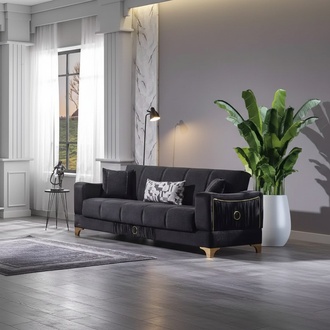 Sofa 3-Sitzer Couch Stoffsofa Sitzmöbel Polstersofa Loungesofa Armlehne