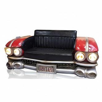 Sofa Auto Halbes Fahrzeug Ratro Cinema Couch Polster Garnitur Ledersofa Couchen