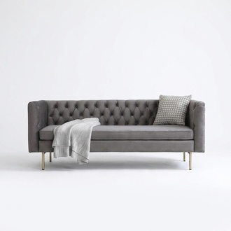 Sofa Luxus Textil Chesterfield Couch Sofas Polster 3 Sitzer Italienische Möbel