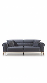 Sofa Polstercouch Dreisitzer Couch Sitzmöbel Polster Möbel Polstermöbel