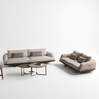Sofa Sofagarnitur 2x 3 Sitzer Set Design Polster Couchen Modern Garnitur