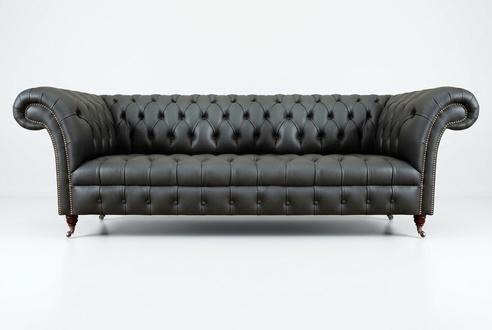 Sofa Viersitzer Couch Ledersofa Wohnzimmer Moderne Luxuriöse Polstermöbel