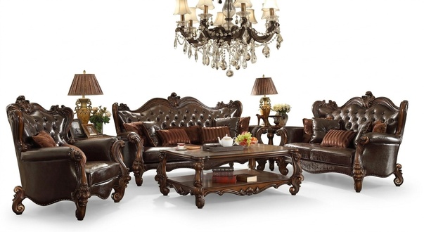 Sofa Wohnlandschaft Sofas Couch Polster Garnitur Chesterfield Dreisitzer Barock