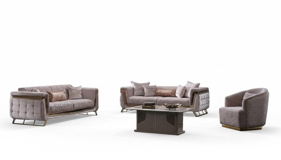 Sofa Wohnzimmermöbel Wohnzimmer Set Wohnbereich Ausstattung Couchtische Sessel