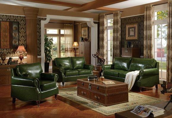 Design Chesterfield Sofagarnitur 3+2+1 Couch Leder Couch Polster Sofas Neu