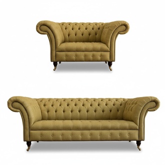 Sofagarnitur 3+1 Sitzer Couch Polster Lehn Sofa Garnitur Textil Stoff Sofas