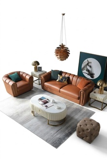 Sofagarnitur 3+1 Sitzer Klassische Wohnlandschaft Sofas Couchen Polster Sofa Neu.