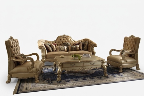Sofagarnitur 3+1 Sitzer Klassischer Wohnlandschaft Sofas Couchen Polster Gruppe