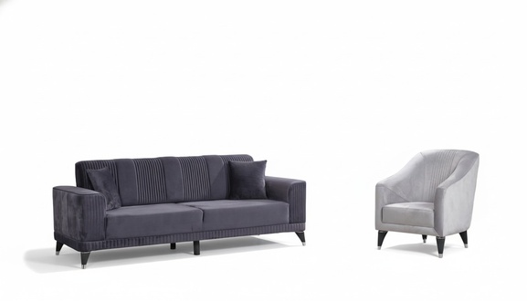 Sofagarnitur 3+1 Sitzer Sessel Garnitur Modern Relax Sessel Möbel Neu Luxus
