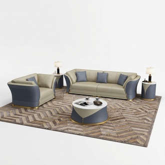 Sofagarnitur 3+1 Sitzer Sofas Couch Polstergarnitur Möbel Couchen Leder Büro Neu