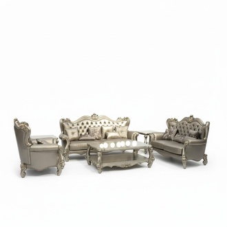 Sofagarnitur 3+2+1 Sitzer Set Design Sofas Polster Couchen Couch Leder Garnitur