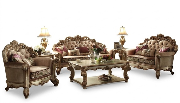 Sofagarnitur 3+2+1 Sitzer Set Sofa Polster Couchen Couch Luxus Chesterfield neu