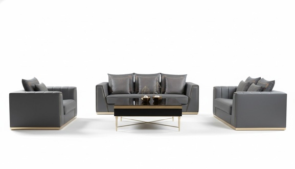 Sofagarnitur 321 Sitzer Set Design Sofas Polster Couchen Leder Relax Moderne Neu