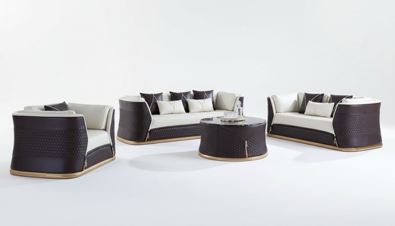 Sofagarnitur 321 Sitzer Set Design Sofa Polster Couchen Modern Luxus neu Couch