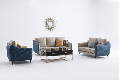 Sofagarnitur 3+2 Sitzer Set Design Sofa Polster Couchen Couch Modern Garnitur !
