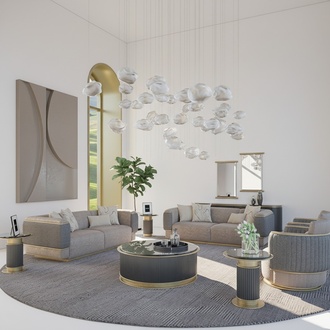 Sofagarnitur 4tlg Polstersofa Wohnzimmer Dreisitzer Sofa Design Modern Sessel