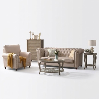 Sofagarnitur Chesterfield 321 Wohnlandschaft Sitz Design Couch Sofas Ledersofa