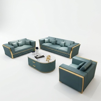Sofagarnitur Couch Garnitur 3+2+1 Designersofa Design Couch Sitzgruppe 3tlg.