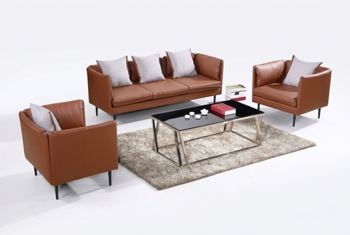 Sofagarnitur Couch Sofa Polster Sitz Sofas Couchen 3+1+1 Büro Möbel Einrichtung