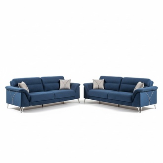 Sofagarnitur Elegantes Design Relaxgarnitur Loungeset Polsterset Gemütliche 3+3