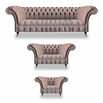 Sofagarnitur Komplett 4+2+1Textil Sofas Set Wohnzimmer Möbel Chesterfield