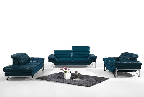 Sofagarnitur Leder Sofa Set 3+2 (ohne Sessel) Couch Sitz Polster Garnitur 994