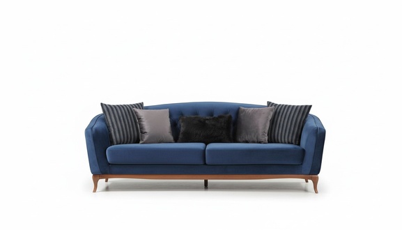 Sofagarnitur Sofa Garnitur Sofas 4+1 Sitzer Stoff Chesterfield Polster Samt Set