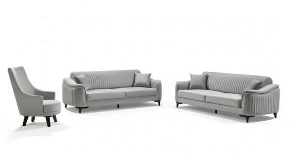 Sofagarnitur Sofa Luxus Garniur Sofas Sessel 331 Sitzer Modern 3tlg