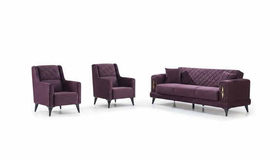 Sofagarnitur Wohnlandschaft Couch Sofa Sitzgruppe Sitzgarnitur Polstermöbel 3tlg