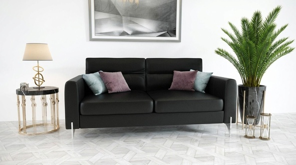 Sofas Couches Elegantes Design Luxus Samt Stoff Sofa Couch Polsterung 2 Sitzer