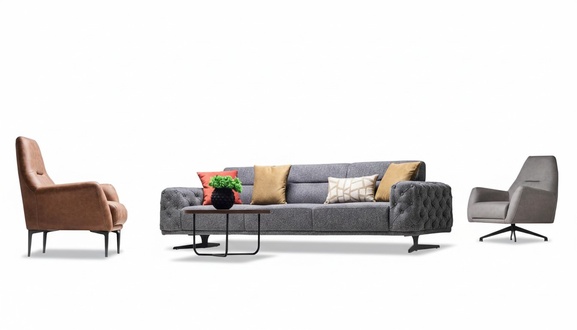 Sofaset Sofa-Set Sitzgruppe Couchgarnitur Polsterset Lounge Sofagarnitur 4+1+1