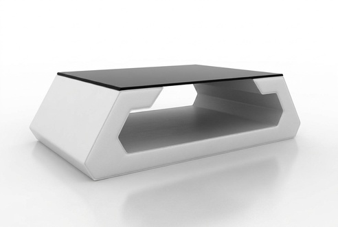 Sofatisch Design Wonzimmer Glas Leder Couch Sofa Tisch Beistell Kaffee Tische
