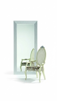 Spiegel Holzrahmen Wandspiegel Klassischer Design Spiegel Stand Hänge Barock Neu