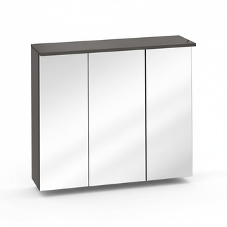 Spiegelschrank Wandschrank Badezimmerschrank mit Spiegel 80 cm LED Beleuchtung