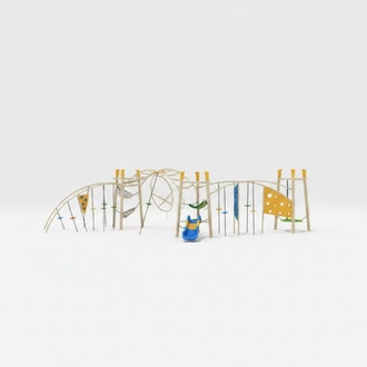 Sportplatz für Kinder Holz Kletterturm Outdoor mit Rutsche Neu